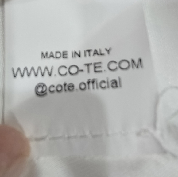 CO|TE White Jolly Tank Top  IT42 / US 6 Made In Italy NWT - Picture 4 of 6